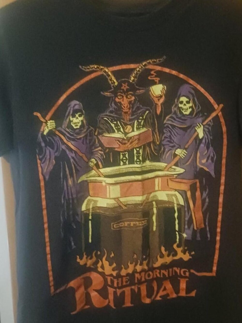 Steven Rhodes Occult Graphic Tee Dark Humor Witchy Shirt